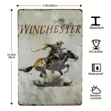 Tin Sign - Winchester Cowboy (Vintage Reproduction 200x300mm)